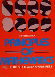 Cover of Principles of mathematics by Paul Klein Rees