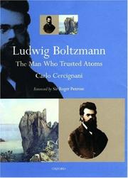 Cover of Ludwig Boltzmann by Carlo Cercignani