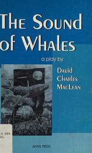 Front cover of The sound of whales by David C. MacLean