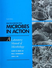 Cover of Selected exercises from Microbes in action by Harry W. Seeley