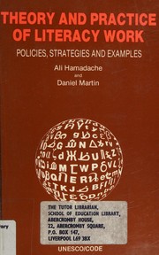 Front cover of Theory and practice of literacy work by Ali Hamadache
