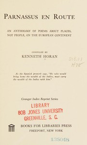 Cover of Parnassus en route by Kenneth Horan