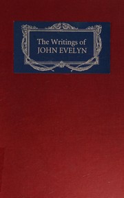 Front cover of The writings of John Evelyn by John Evelyn