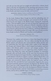 Cover of Britannia's Navy on the West Coast of North America, 1812-1914 by Barry Gough