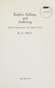 Front cover of Utility & Rights by R.G. Frey