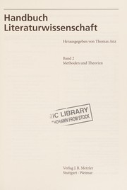 Front cover of Handbuch Literaturwissenschaft by Thomas Anz