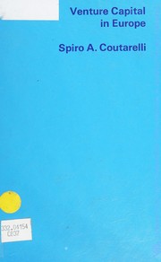 Front cover of Venture capital in Europe by Spiro A. Coutarelli