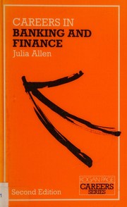 Cover of Careers in Banking and Finance by Julia Allen