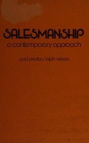 Cover of Salesmanship by Paul Preston