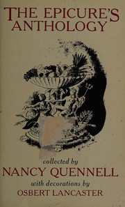 Cover of The Epicure's anthology by Nancy Quennell