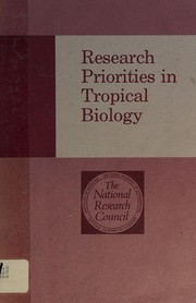Front cover of Research Priorities in Tropical Biology by National Research Council. Committee on Research Priorities in Tropica