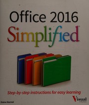 Front cover of Office 2016 simplified by Elaine J. Marmel