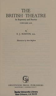 Front cover of The British theatre by Ernest James Burton