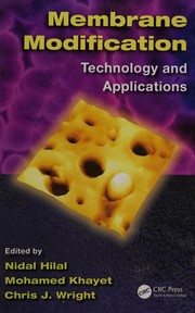 Cover of Membrane modification by Nidal Hilal