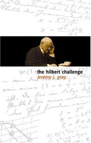 Cover of The Hilbert Challenge by Jeremy J. Gray