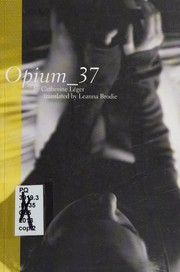 Cover of Opium 37 by Catherine Léger