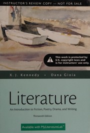Front cover of Literature--Thirteenth Edition by X. J. Kennedy