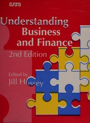 Cover of Understanding business and finance by Jill Hussey