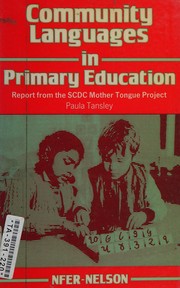 Front cover of Community languages in primary education by Paula Tansley