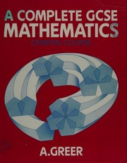 Front cover of A complete GCSE mathematics by A. Greer