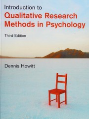 Cover of Introduction to Qualitative Research Methods in Psychology by Dennis Howitt