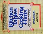 Cover of Kitchen tables and cooking hints by Lee Morgan