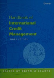 Cover of Handbook of International Credit Management by Brian W. Clarke