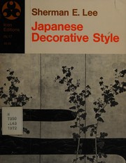 Cover of Japanese decorative style by Sherman E. Lee