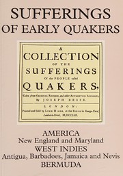 Front cover of Collection of the sufferings of the people called Quakers : by Joseph Besse