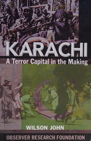 Front cover of Karachi, a terror capital in the making by Wilson John