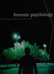 Front cover of Forensic psychology by Joanna Pozzulo