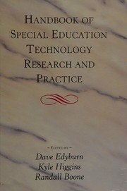 Front cover of Handbook of special education technology research and practice by Dave L. Edyburn