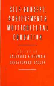 Cover of Self-concept, achievement and multicultural education by Gajendra K. Verma