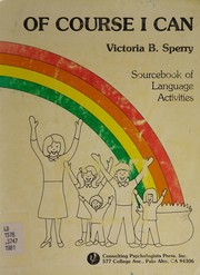 Cover of Of course I can by Victoria B. Sperry