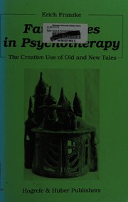 Front cover of Fairy tales in psychotherapy by Erich Franzke