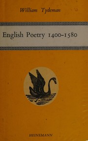Front cover of English poetry, 1400-1580 by William Tydeman