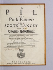 Front cover of A pil for pork-eaters by Forbes, William of Disblair