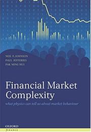 Front cover of Financial market complexity by Neil F. Johnson