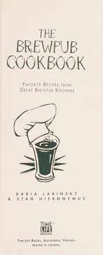 Cover of The brewpub cookbook by Daria Labinsky