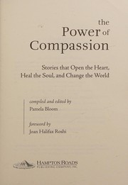 Front cover of Power of Compassion by Pamela Bloom