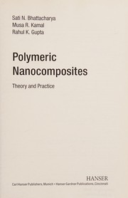 Cover of Polymeric nanocomposites by Sati N. Bhattacharya