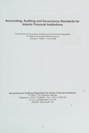 Front cover of Shari's standards by Accounting and Auditing Organization for Islamic Financial Institutions