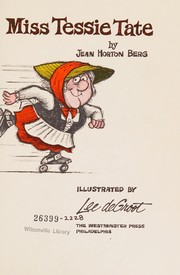 Front cover of Miss Tessie Tate by Jean Horton Berg
