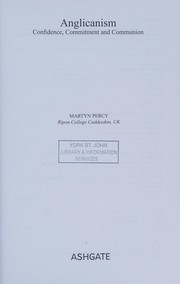 Cover of Anglicanism by Martyn Percy