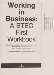 Front cover of Working in Business by Alistair Norman