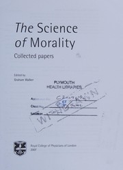 Cover of The science of morality by Unknown