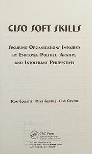Cover of CISO soft skills by Michael Gentile