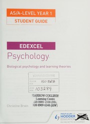 Front cover of Edexcel Psychology Student Guide 2 by Christine Brain