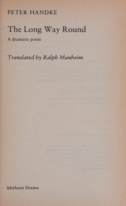 Cover of The long way round by Peter Handke
