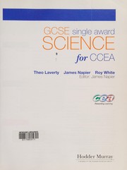Front cover of Gcse Single Award Science for Ccea by James Napier